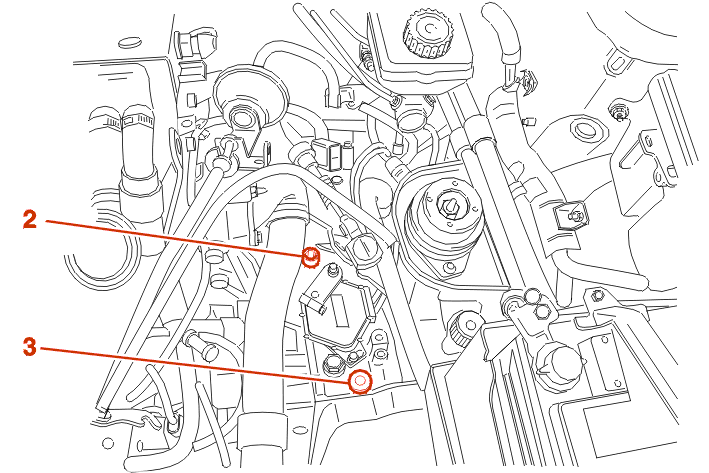 Le niveau d'huile de la boite automatique